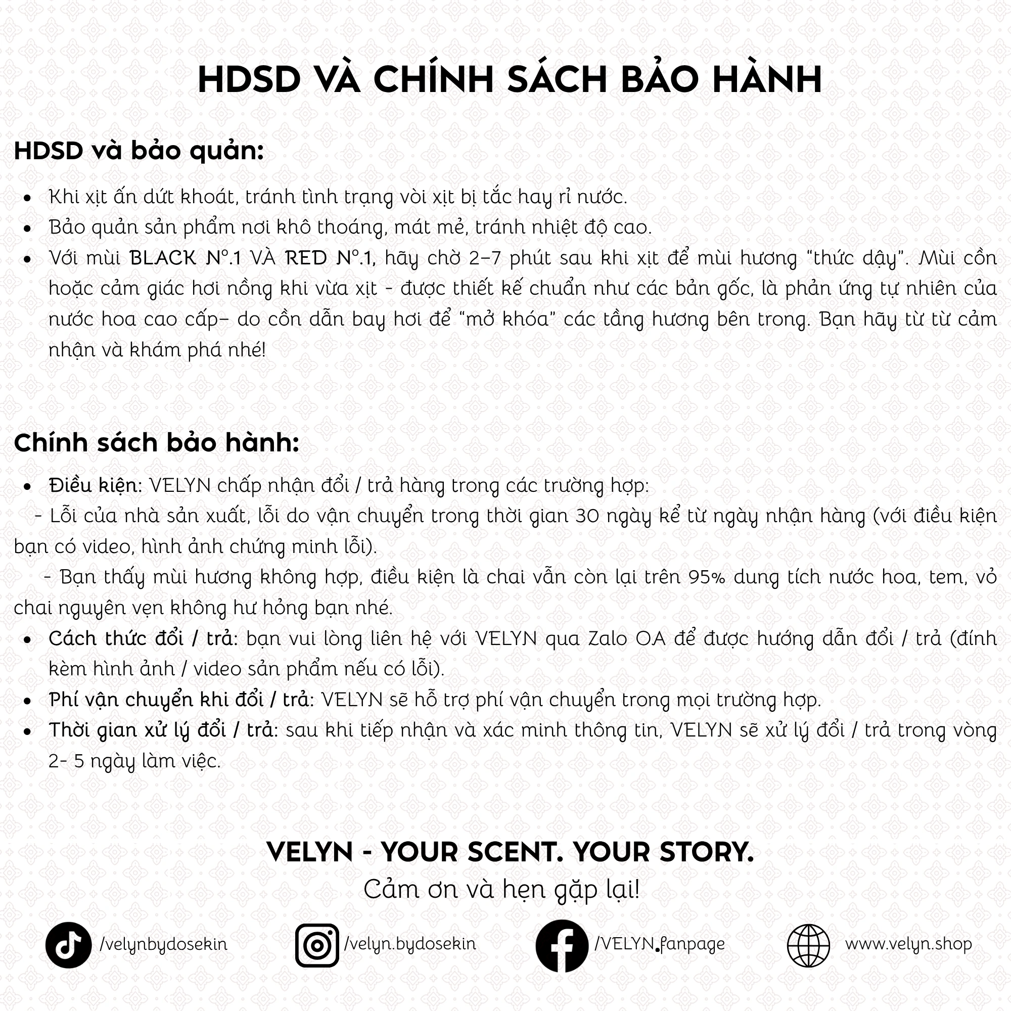 BLACK NO1 / Nước Hoa Unisex Cao Cấp VELYN by DOSEKIN Eau De Parfum Chính Hãng - Ảnh 7