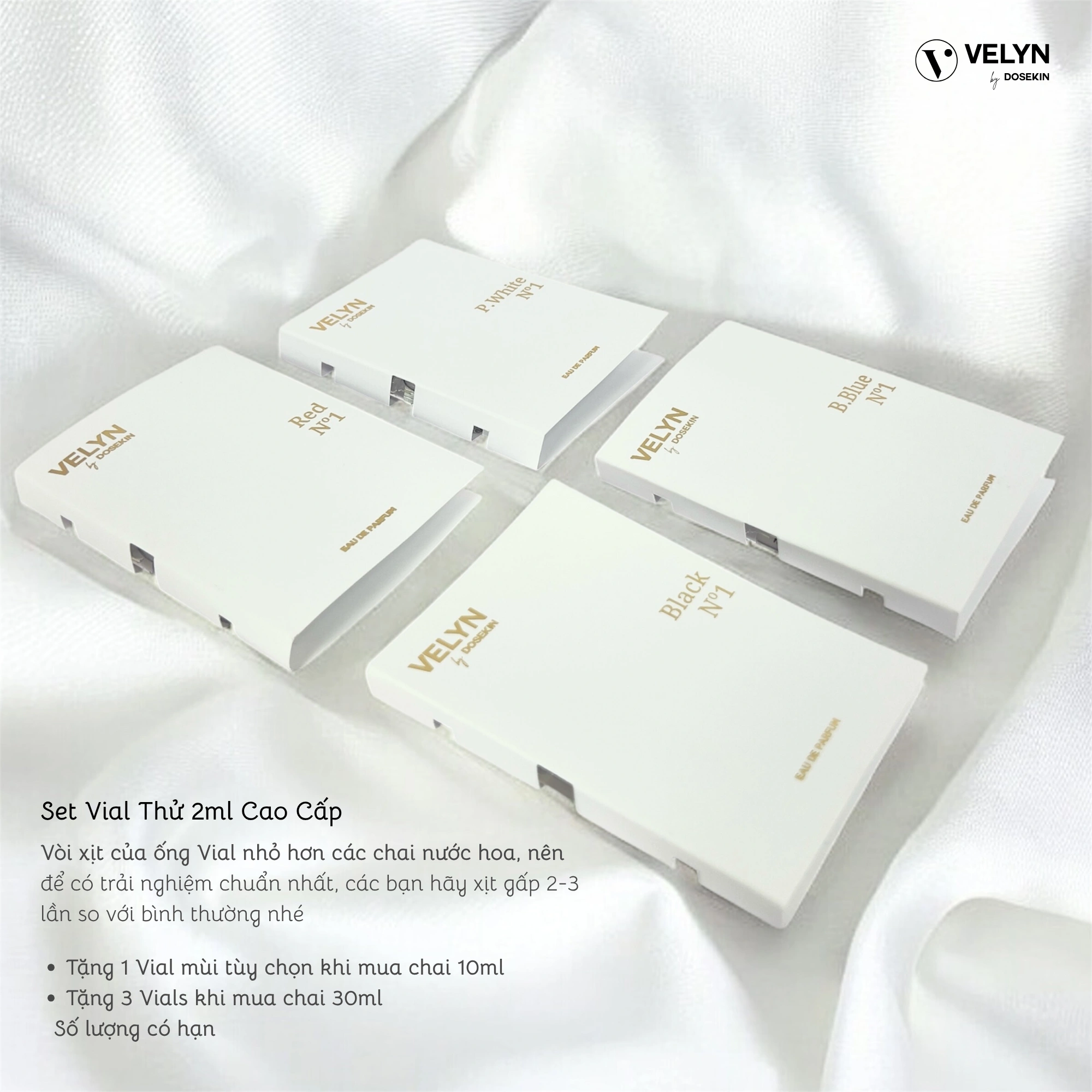 BLACK NO1 / Nước Hoa Unisex Cao Cấp VELYN by DOSEKIN Eau De Parfum Chính Hãng - Ảnh 5